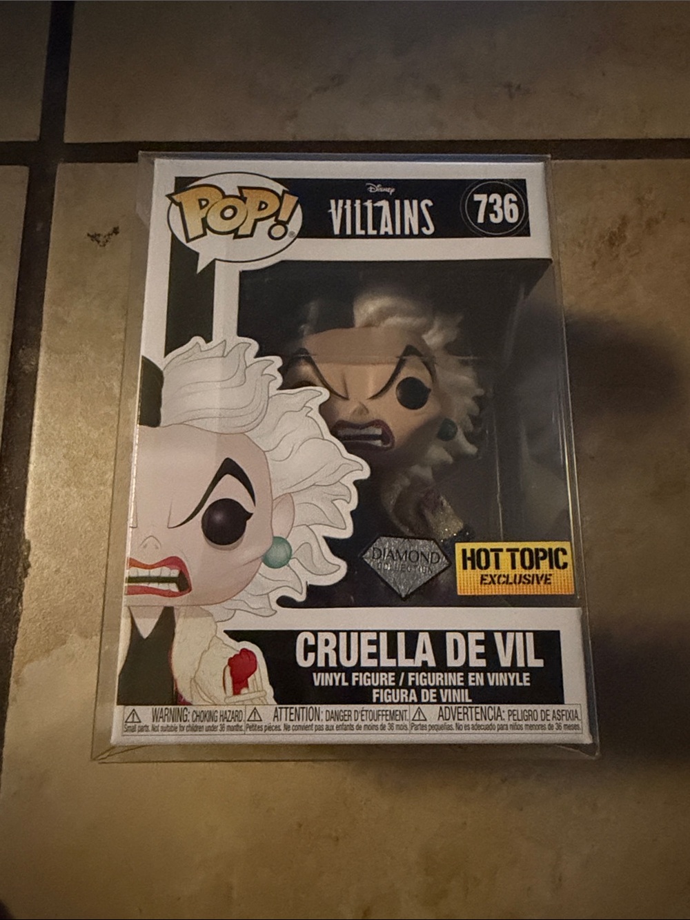Funko Cruella de Vil Pop! Figure - diamond edition